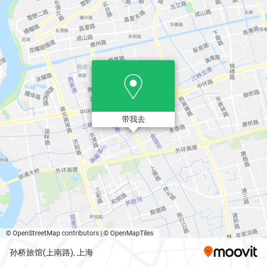 孙桥旅馆(上南路)地图