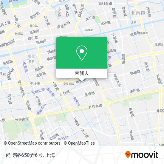 尚博路650弄6号地图
