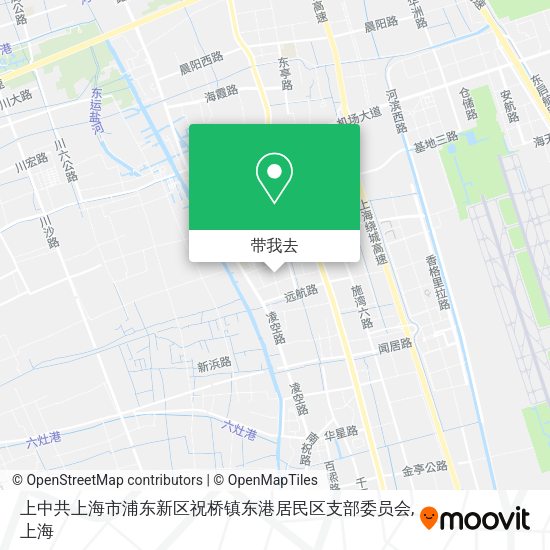 上中共上海市浦东新区祝桥镇东港居民区支部委员会地图