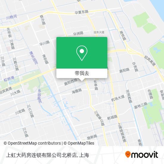 上虹大药房连锁有限公司北桥店地图