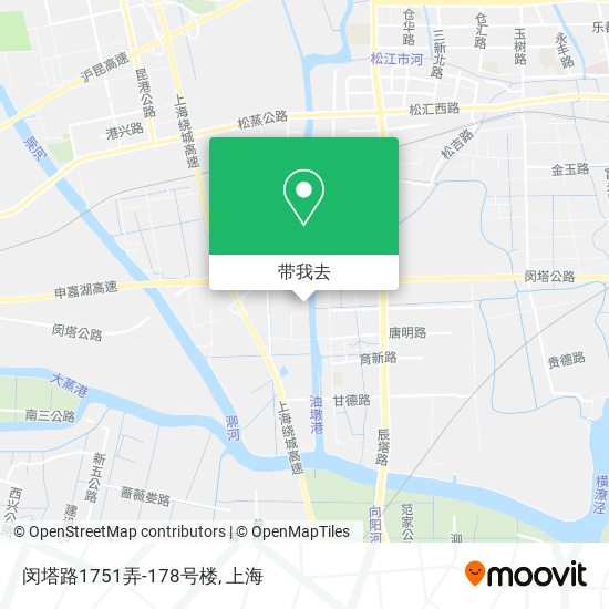 闵塔路1751弄-178号楼地图