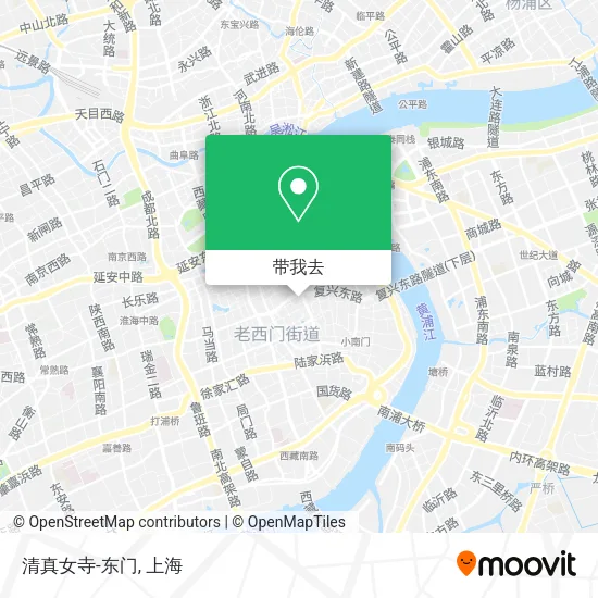 清真女寺-东门地图