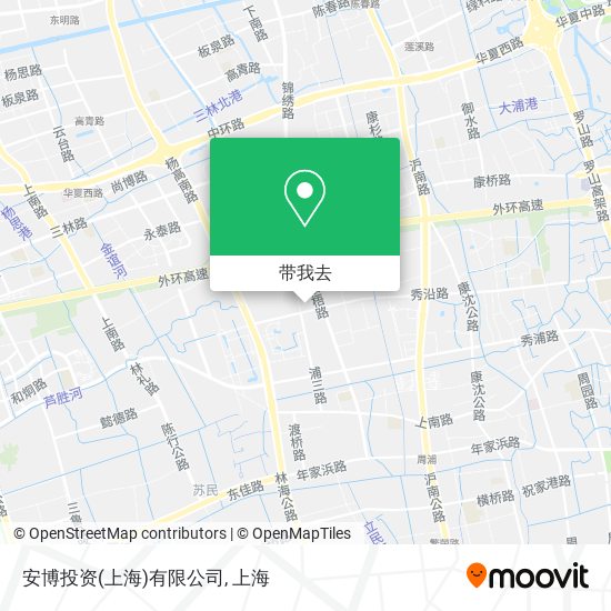 安博投资(上海)有限公司地图