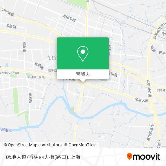 绿地大道/香榭丽大街(路口)地图