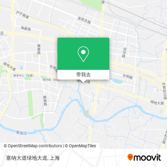 塞纳大道绿地大道地图