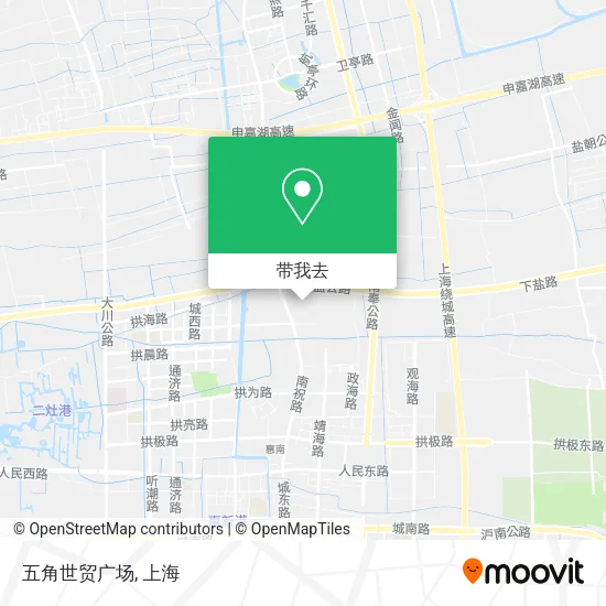 五角世贸广场地图