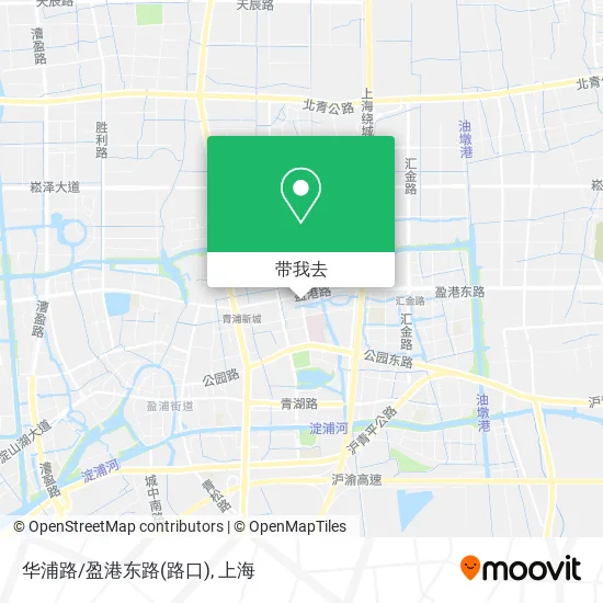 华浦路/盈港东路(路口)地图