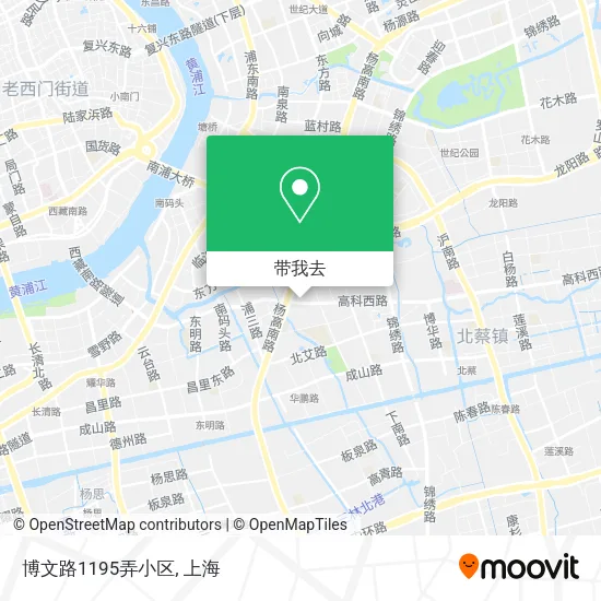 博文路1195弄小区地图