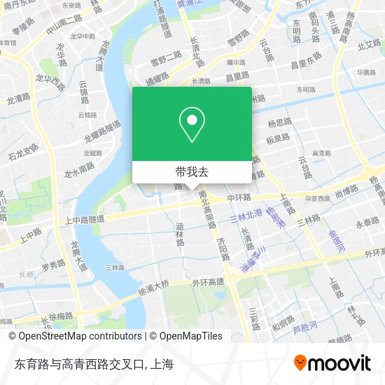 东育路与高青西路交叉口地图