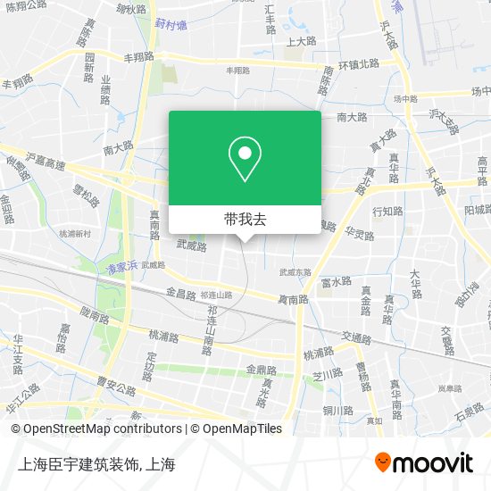 上海臣宇建筑装饰地图
