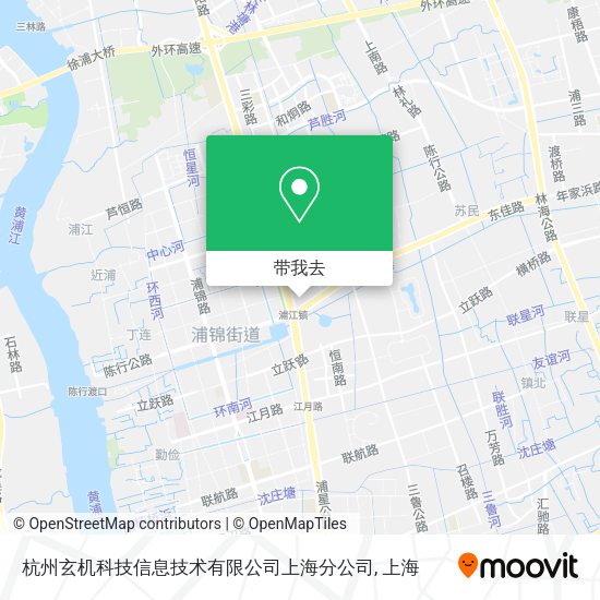 杭州玄机科技信息技术有限公司上海分公司地图