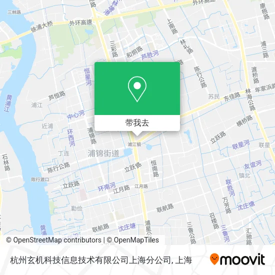 杭州玄机科技信息技术有限公司上海分公司地图