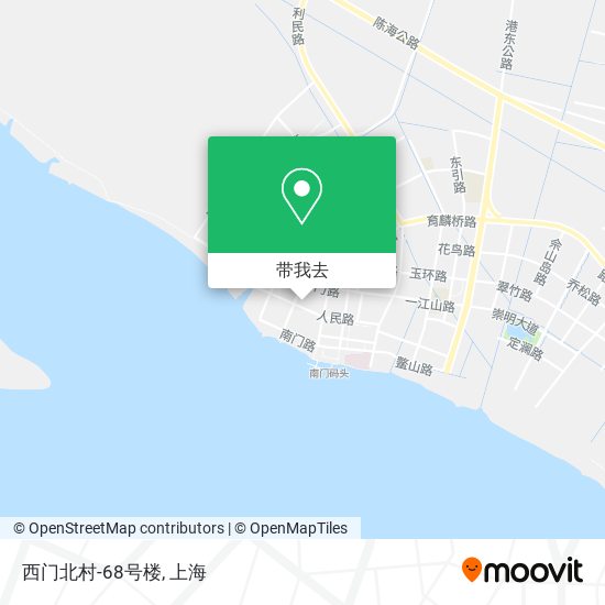 西门北村-68号楼地图