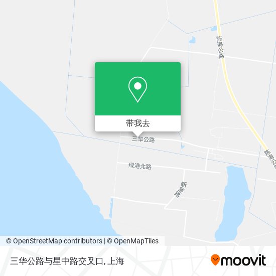 三华公路与星中路交叉口地图