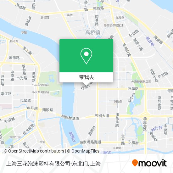 上海三花泡沫塑料有限公司-东北门地图