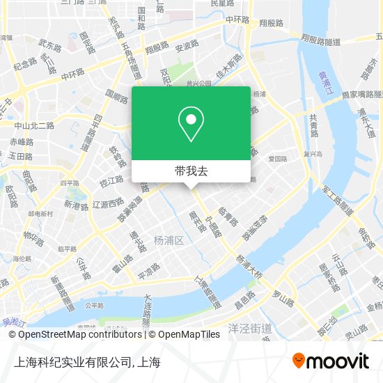 上海科纪实业有限公司地图