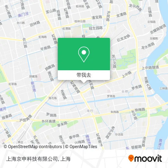 上海京申科技有限公司地图