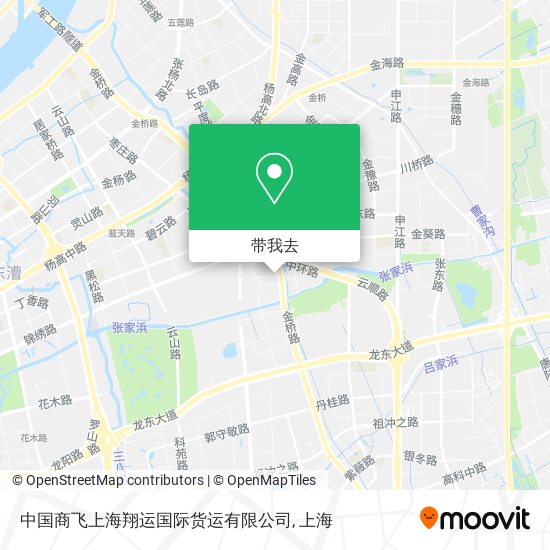 中国商飞上海翔运国际货运有限公司地图