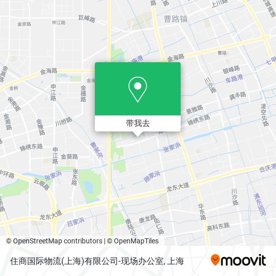 住商国际物流(上海)有限公司-现场办公室地图