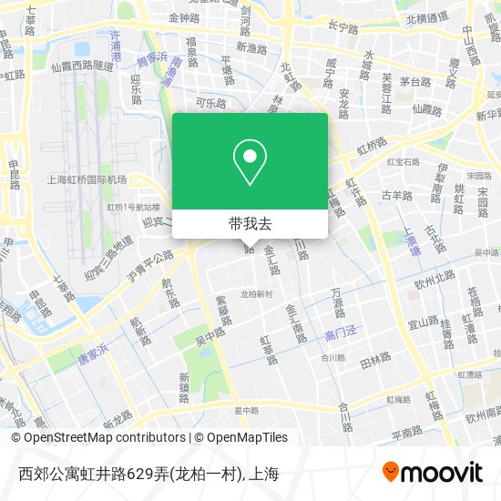 西郊公寓虹井路629弄(龙柏一村)地图