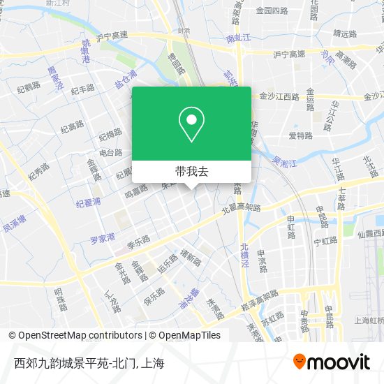 西郊九韵城景平苑-北门地图