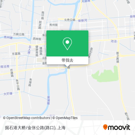 掘石港大桥/金张公路(路口)地图