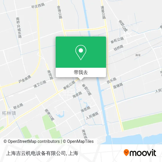 上海吉云机电设备有限公司地图