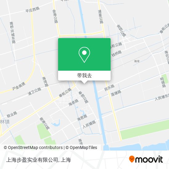 上海步盈实业有限公司地图