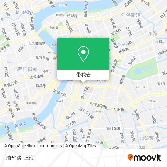 浦华路地图
