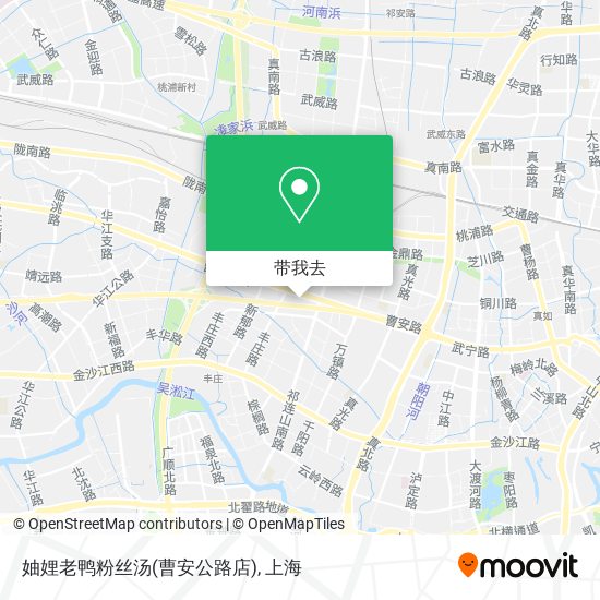 妯娌老鸭粉丝汤(曹安公路店)地图