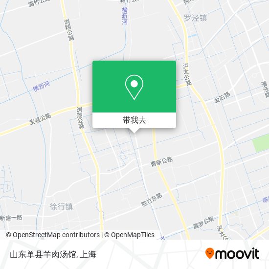 山东单县羊肉汤馆地图