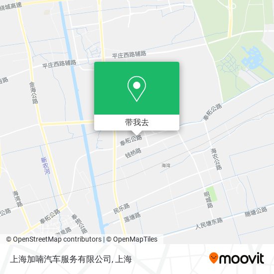 上海加喃汽车服务有限公司地图