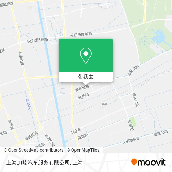 上海加喃汽车服务有限公司地图