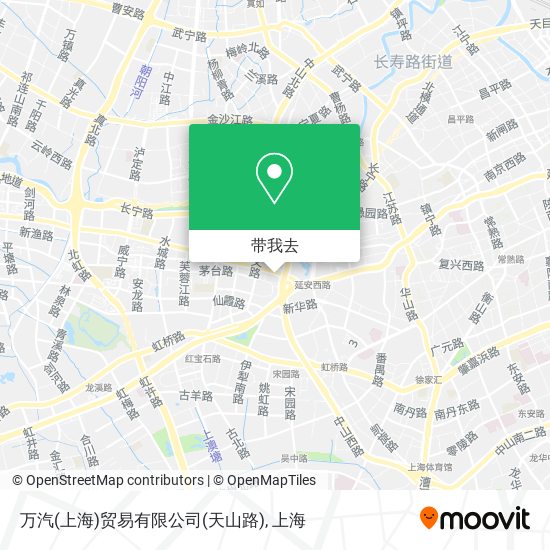 万汽(上海)贸易有限公司(天山路)地图