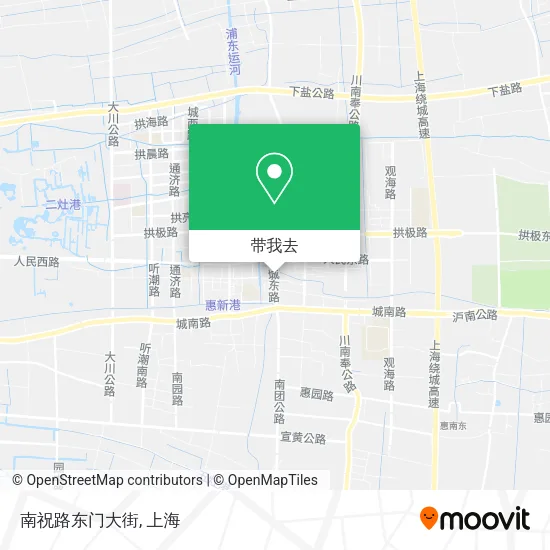 南祝路东门大街地图