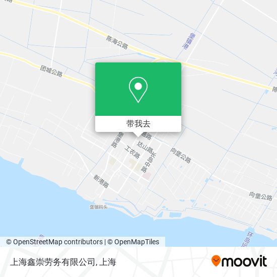 上海鑫崇劳务有限公司地图