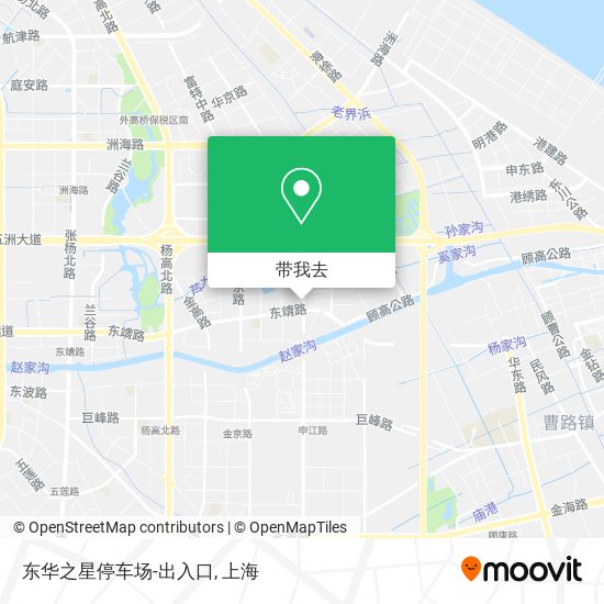 东华之星停车场-出入口地图