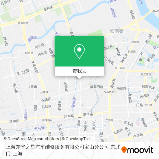 上海东华之星汽车维修服务有限公司宝山分公司-东北门地图