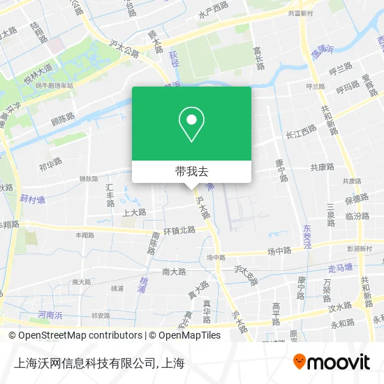 上海沃网信息科技有限公司地图