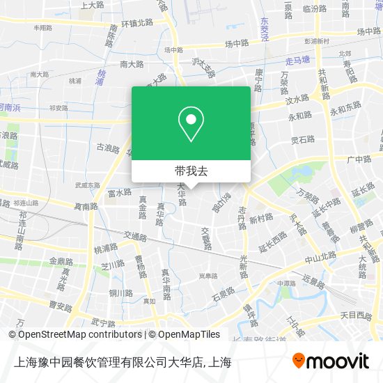 上海豫中园餐饮管理有限公司大华店地图