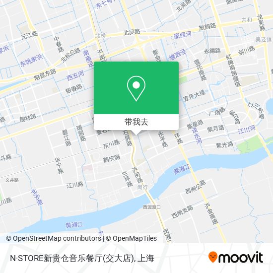 N·STORE新贵仓音乐餐厅(交大店)地图