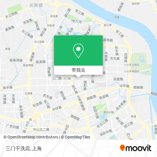 三门干洗店地图