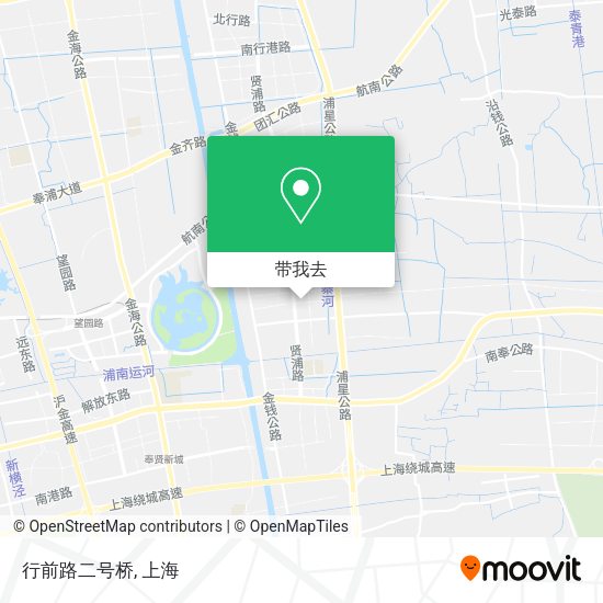 行前路二号桥地图