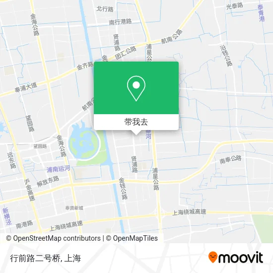 行前路二号桥地图