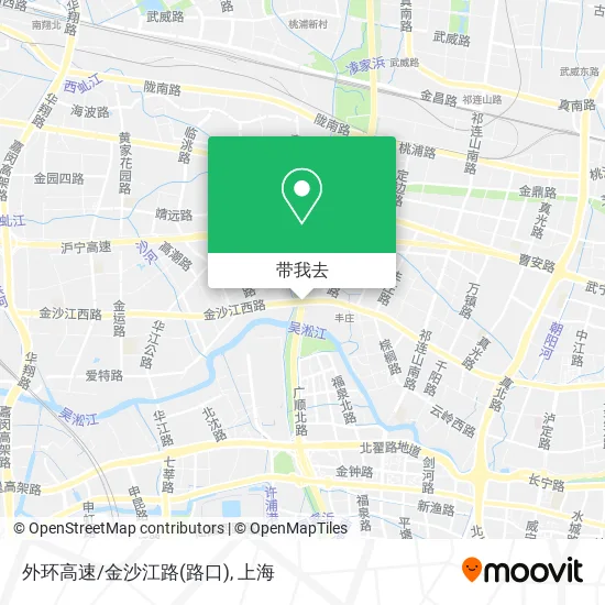 外环高速/金沙江路(路口)地图