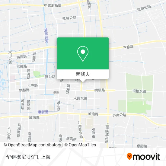 华钜御庭-北门地图