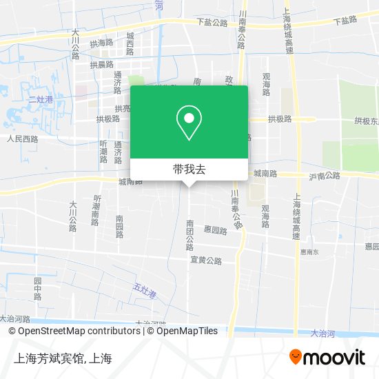 上海芳斌宾馆地图