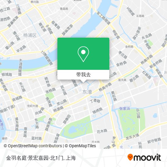 金羽名庭·景宏嘉园-北1门地图