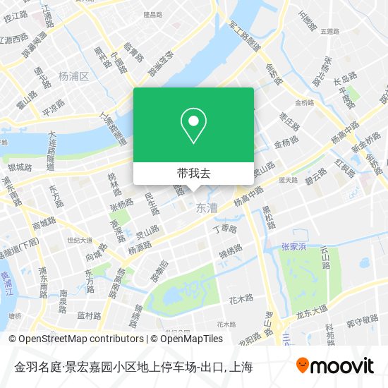 金羽名庭·景宏嘉园小区地上停车场-出口地图