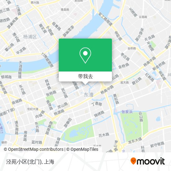 泾苑小区(北门)地图